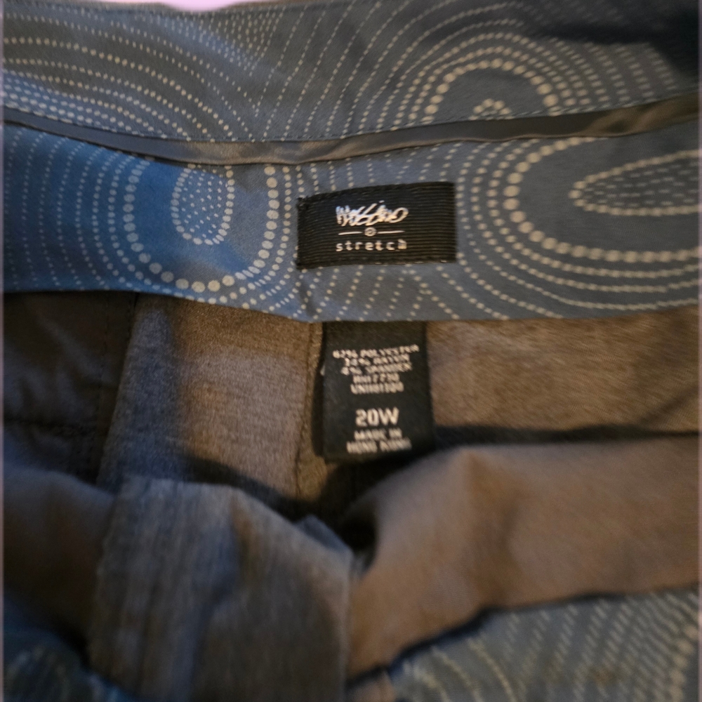 Grey Plus Size Dress Pants